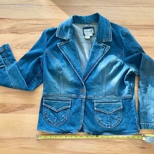 Live a little blue jean jacket
